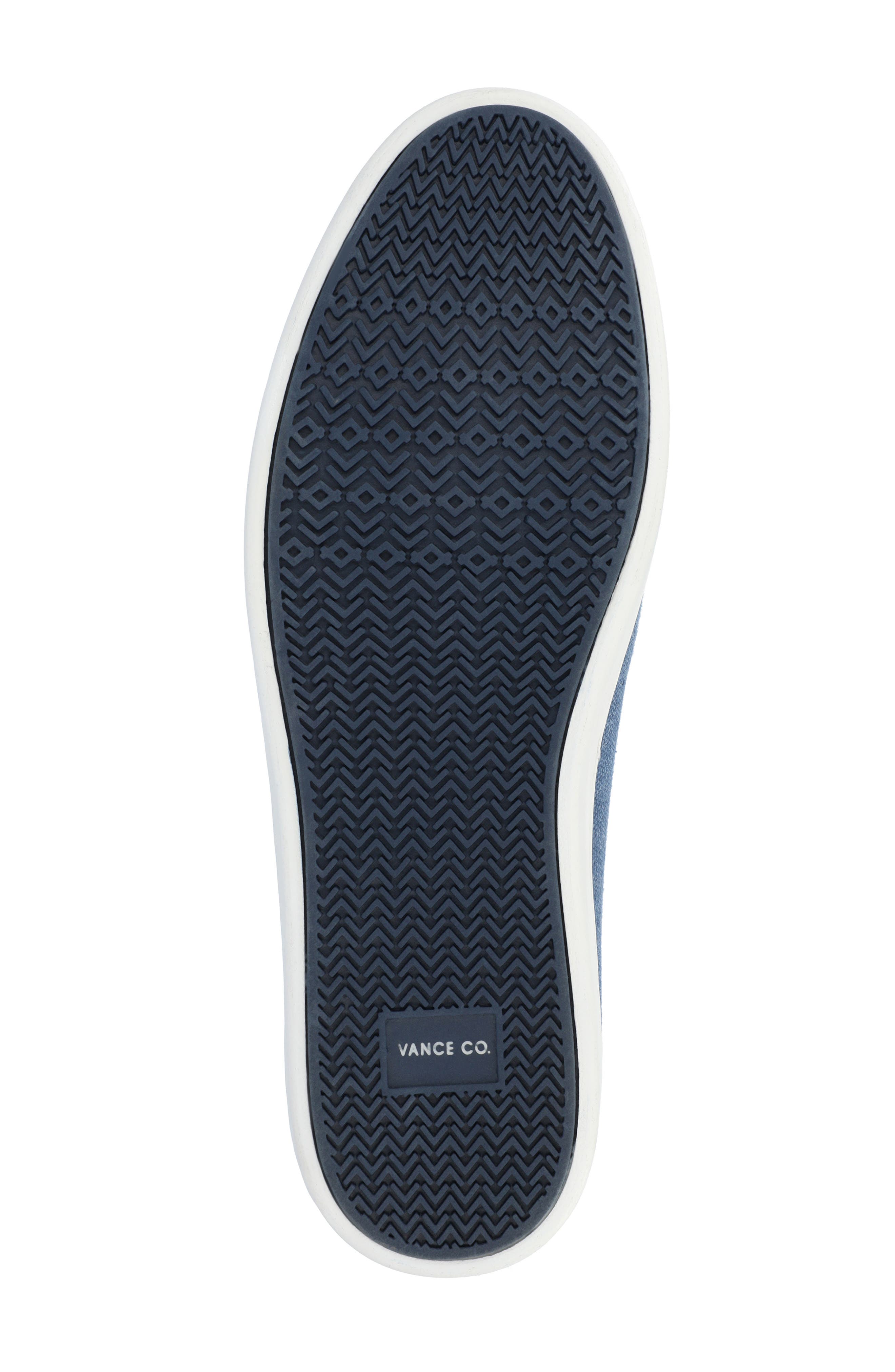 VANCE CO Corey Moc Toe Twill Loafer, Alternate, color, Blue