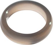 seree Mist Grey purple jade stone ring