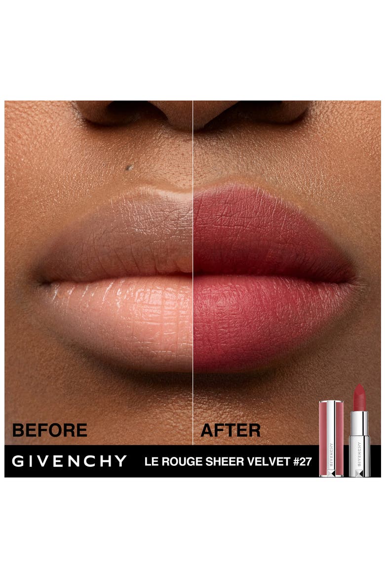 Le Rouge Sheer Velvet Matte Lipstick, Alternate, color, N27