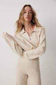 H&M Cable-knit Polo Jumper