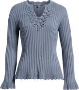 Wit & Wisdom Soutache Rib Sweater
