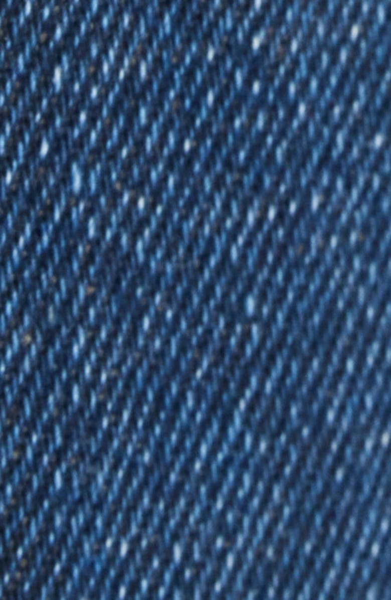 Jacquemus Le de-Nîmes Espiral Twisted Seam Barrel Leg Jeans, Alternate, color, Navy