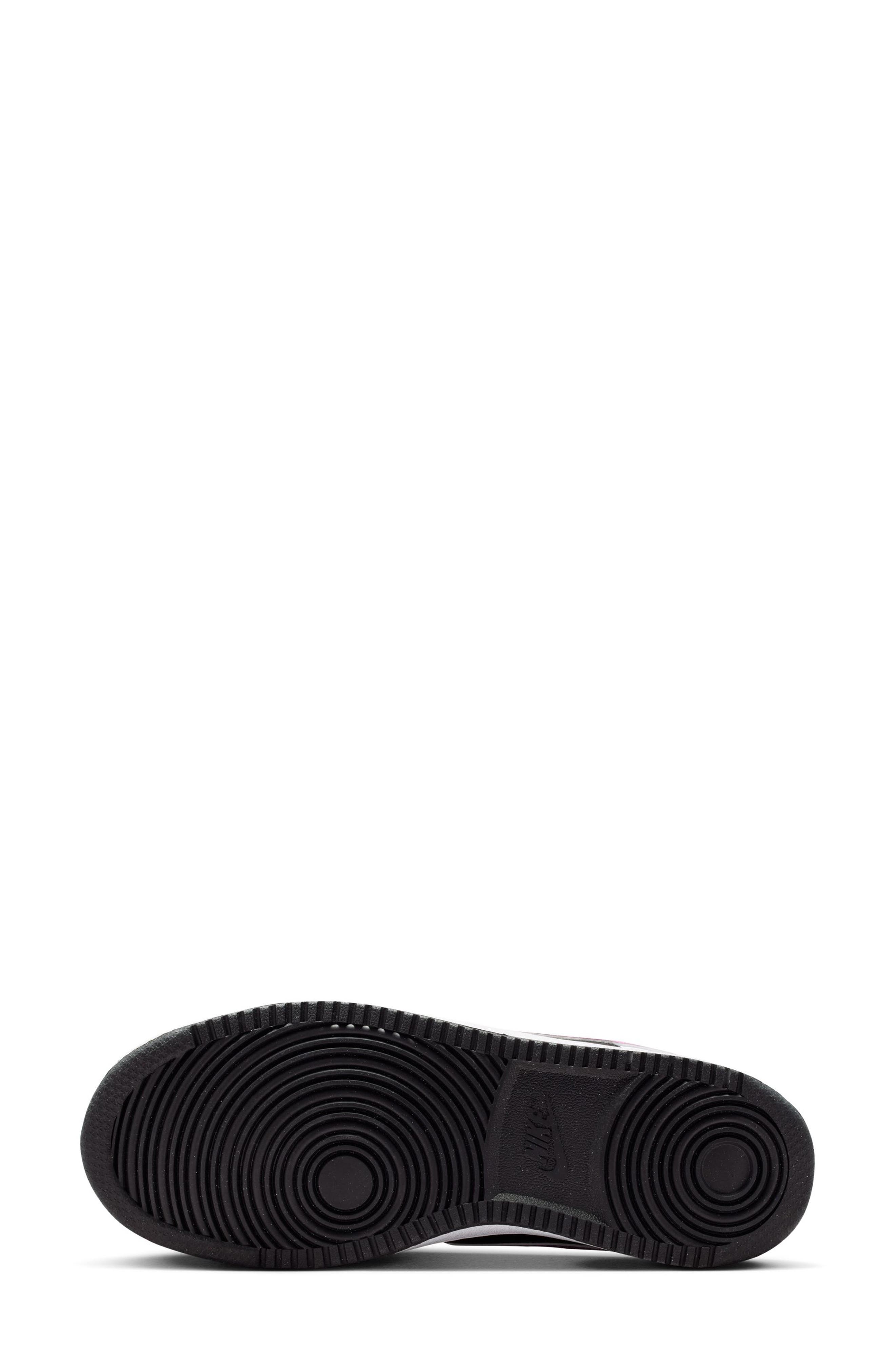 Nike Court Vision Low Sneaker, Alternate, color, Black/ Magenta/ White