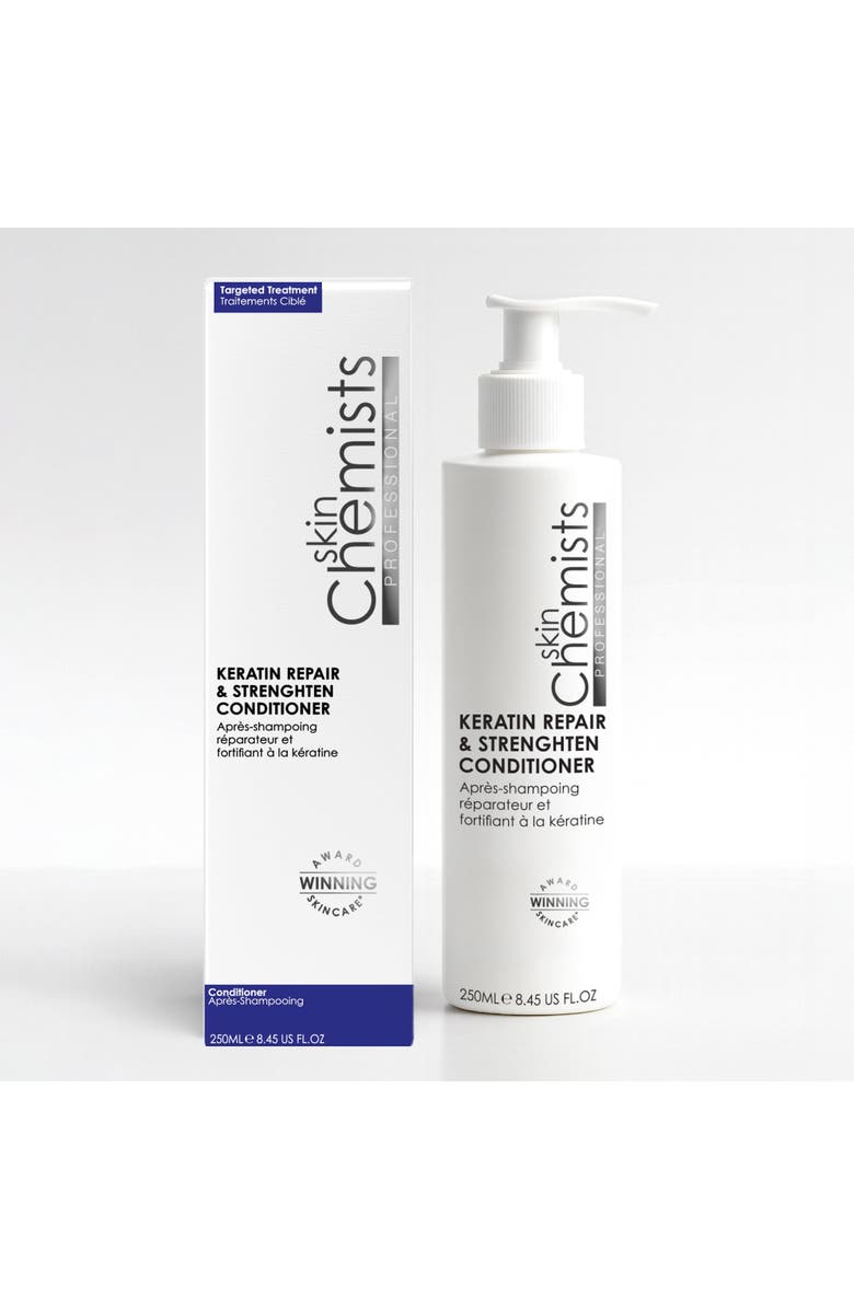 SKINCHEMISTS Keratin Repair & Strengthen Conditioner 250ml, Alternate, color, White