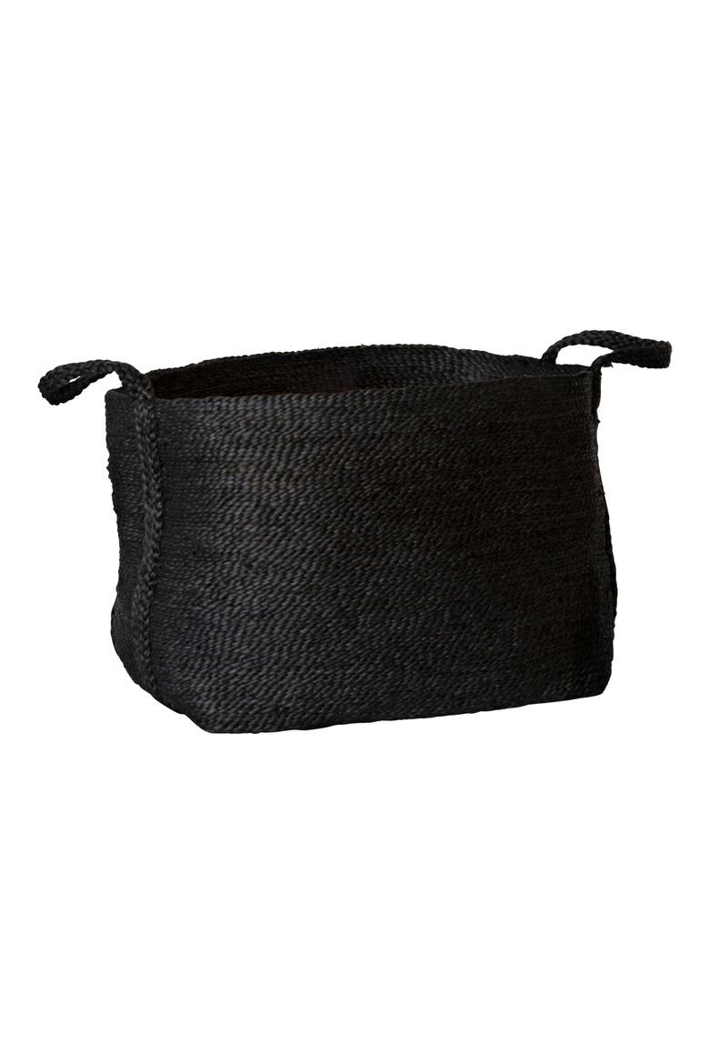 Jute Basket, Main, color, CHARCOAL