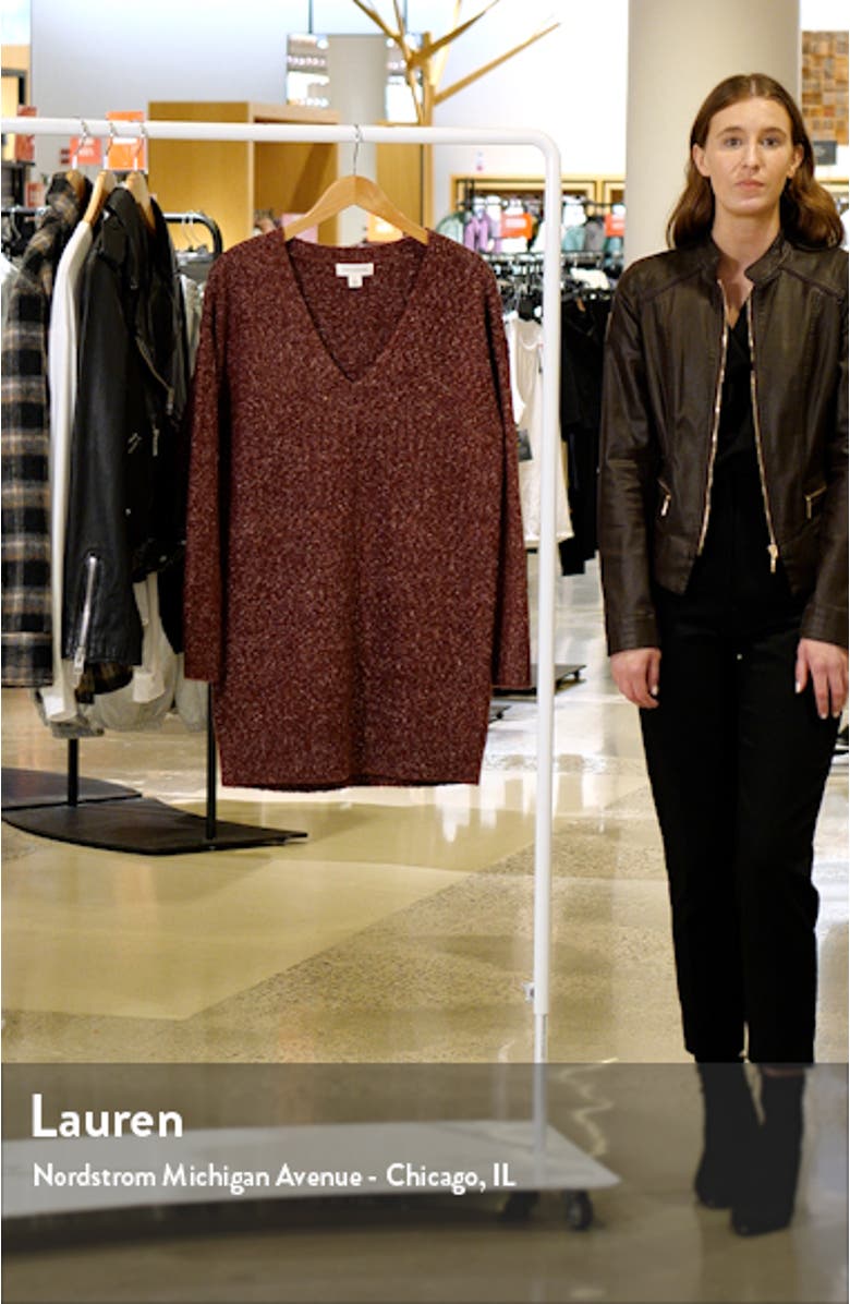 Oversize Long Sleeve Sweater Dress, sales video thumbnail