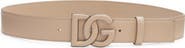 Dolce&Gabbana DG Logo Buckle Leather Belt
