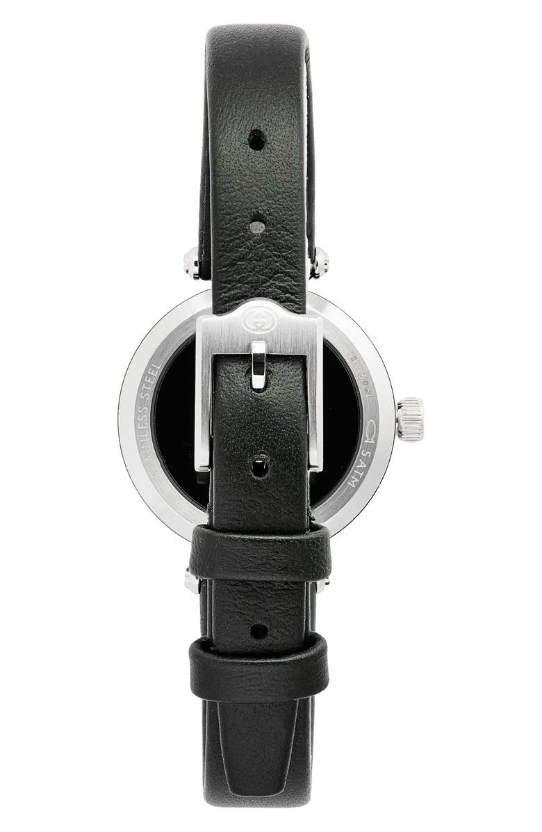 Gucci Model 2000 Leather Strap Watch, 24mm, Alternate, color, 