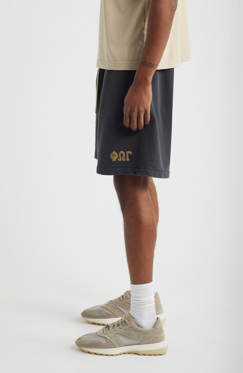 Fear of God Essentials Classic Cotton Fleece Shorts, Alternate, color, Washed Iron Grey
