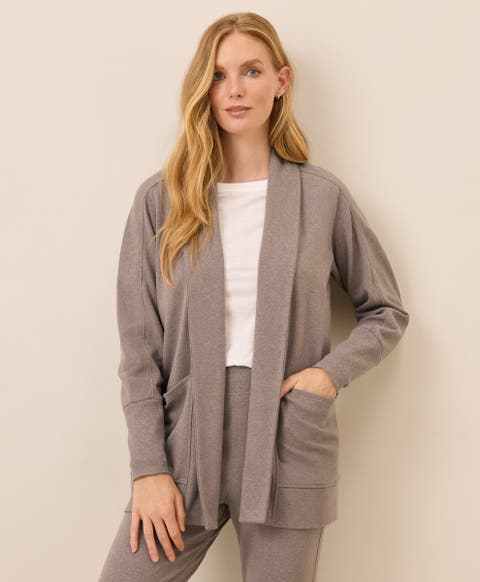 Organic Airplane Wrap Cardigan