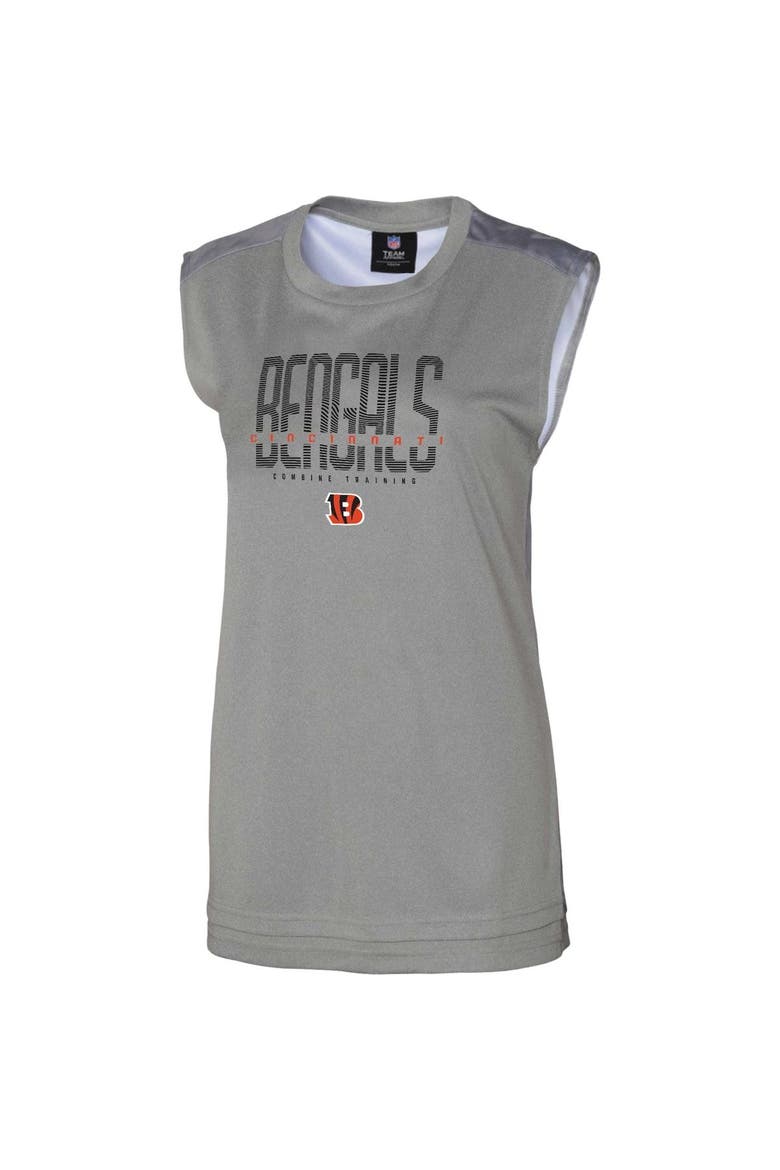 Women's Gray Cincinnati Bengals No Sweat Tank Top, Alternate, color, Gray