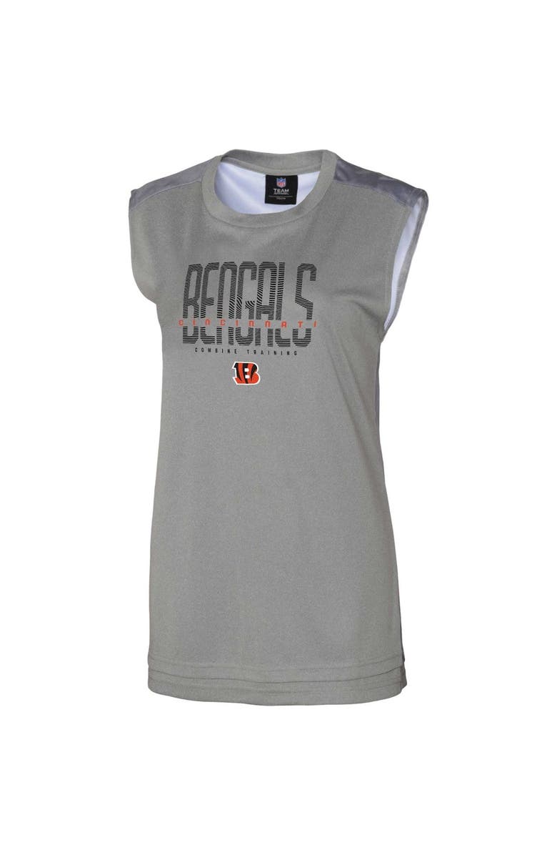 Outerstuff Women's Gray Cincinnati Bengals No Sweat Tank Top, Alternate, color, Gray