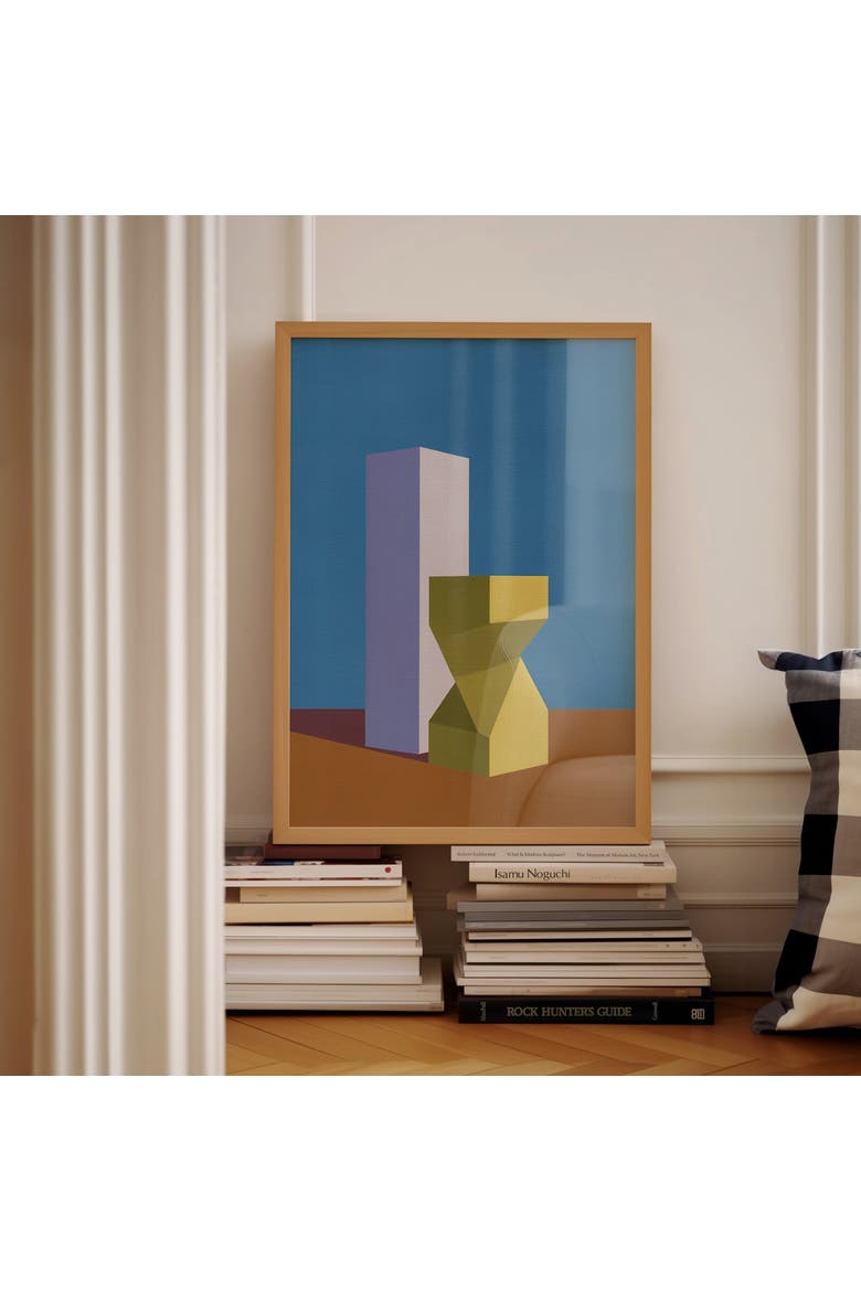 Form and Structure No. 05 Geometric Abstract Art Print, Alternate, color, Unframed - 12x16
