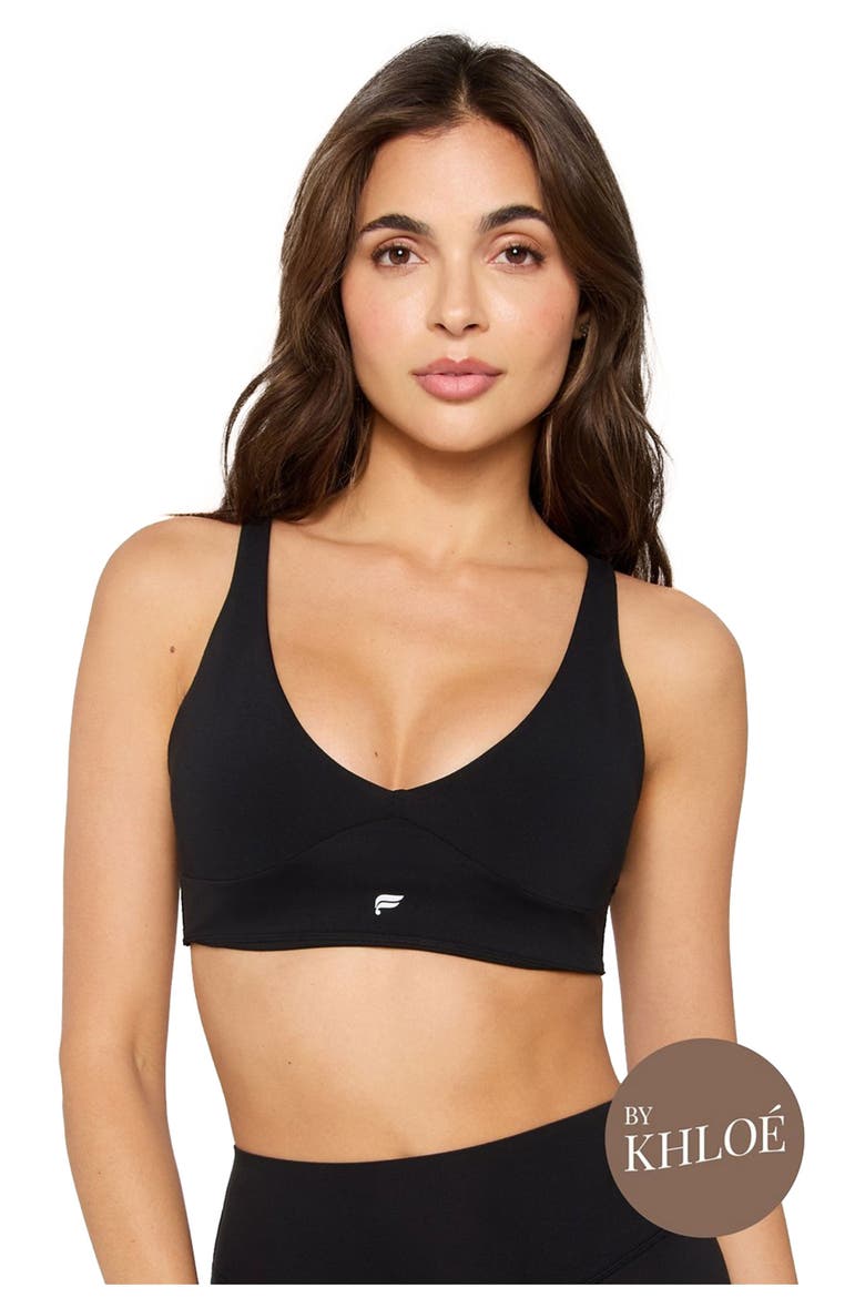 PureLuxe Longline Low Impact Bra, Main, color, Black