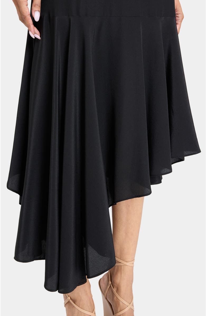 Santorelli DAVIN Fit and Flare Silk Midi Dress, Alternate, color,