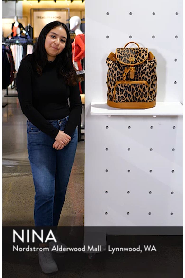 Medium Leopard Backpack (Nordstrom Exclusive) video