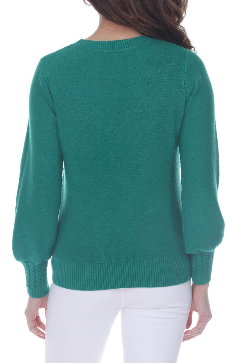 RAIN AND ROSE Pom Crewneck Sweater, Alternate, color, 