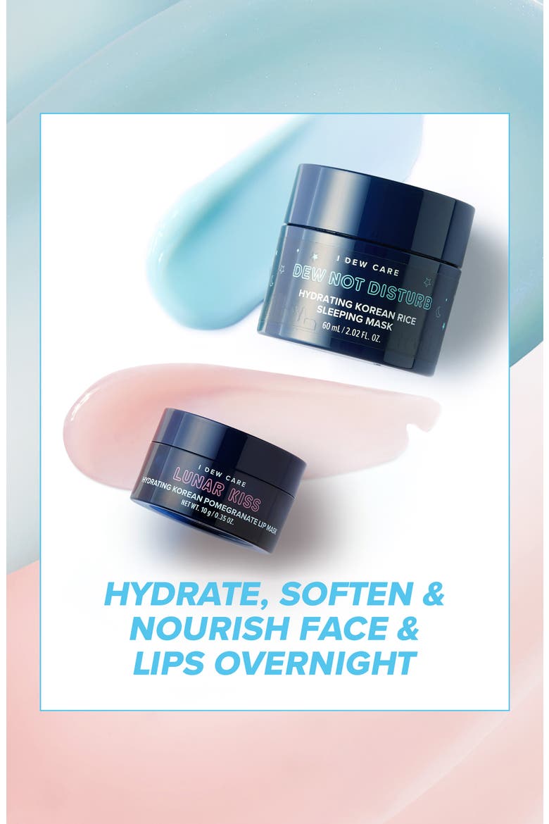 Dew After Dark Hydrating Overnight Face Mask, Lip Mask & Sleep Mask Set, Alternate, color, NO COLOR
