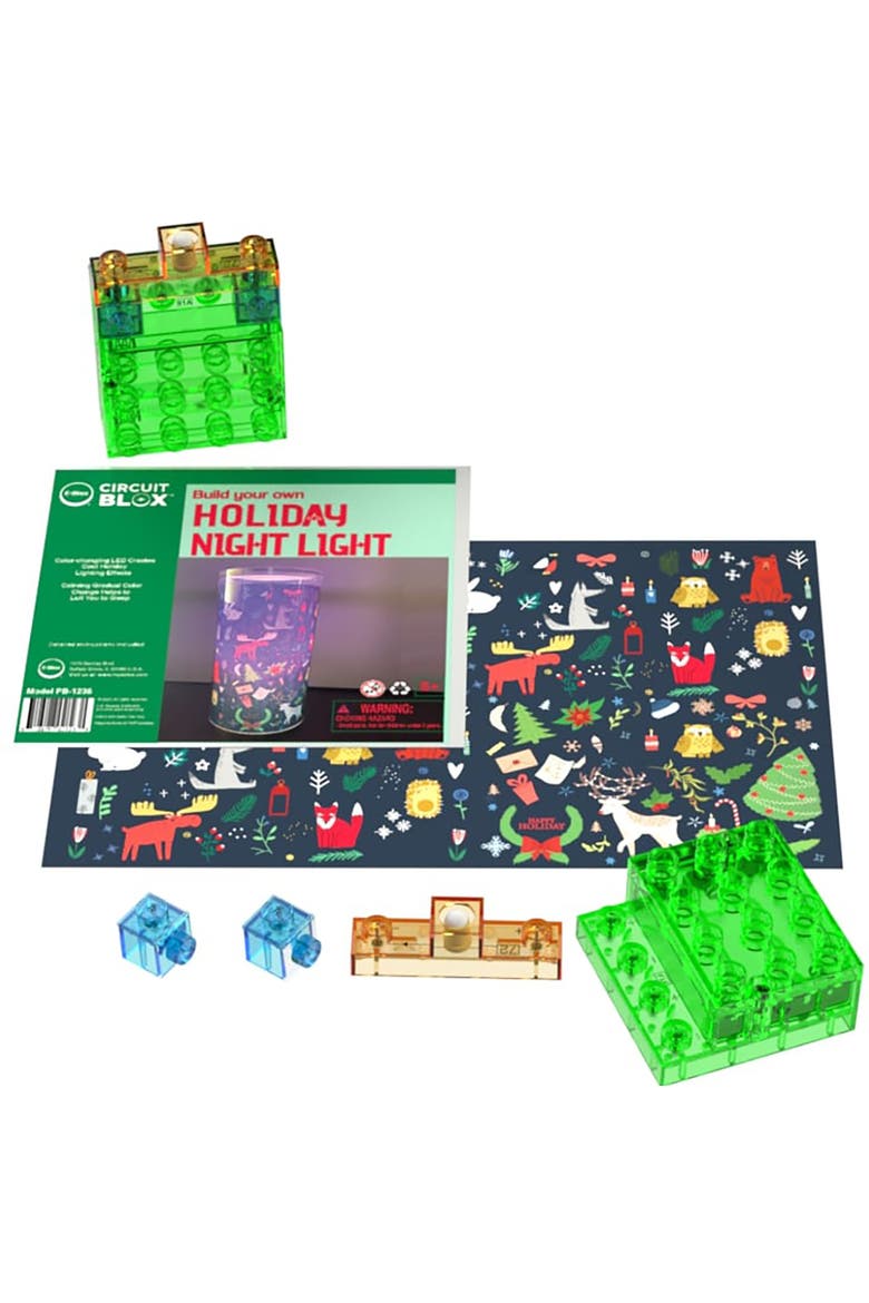Eblox Power Blox Byo Holiday Night Light Winter Ages 5+, Alternate, color, Multicolored