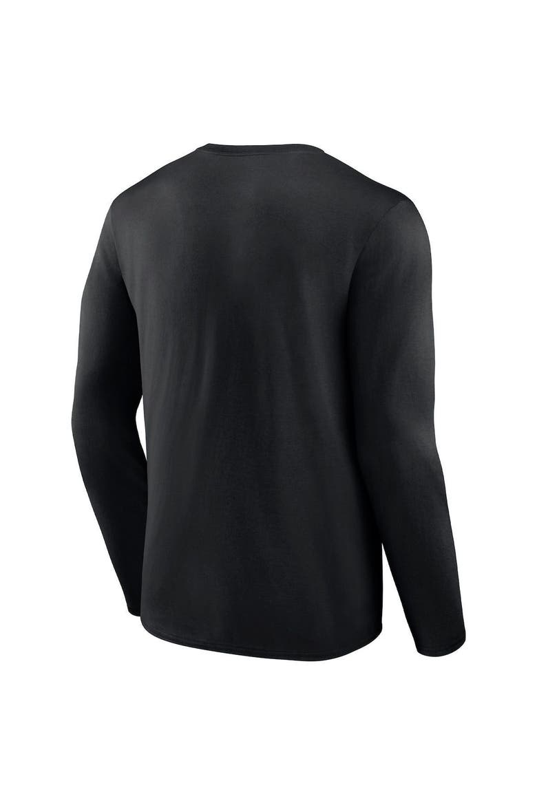 Men's Fanatics Branded Black Pittsburgh Steelers Go the Distance Long Sleeve T-Shirt, Alternate, color, Black