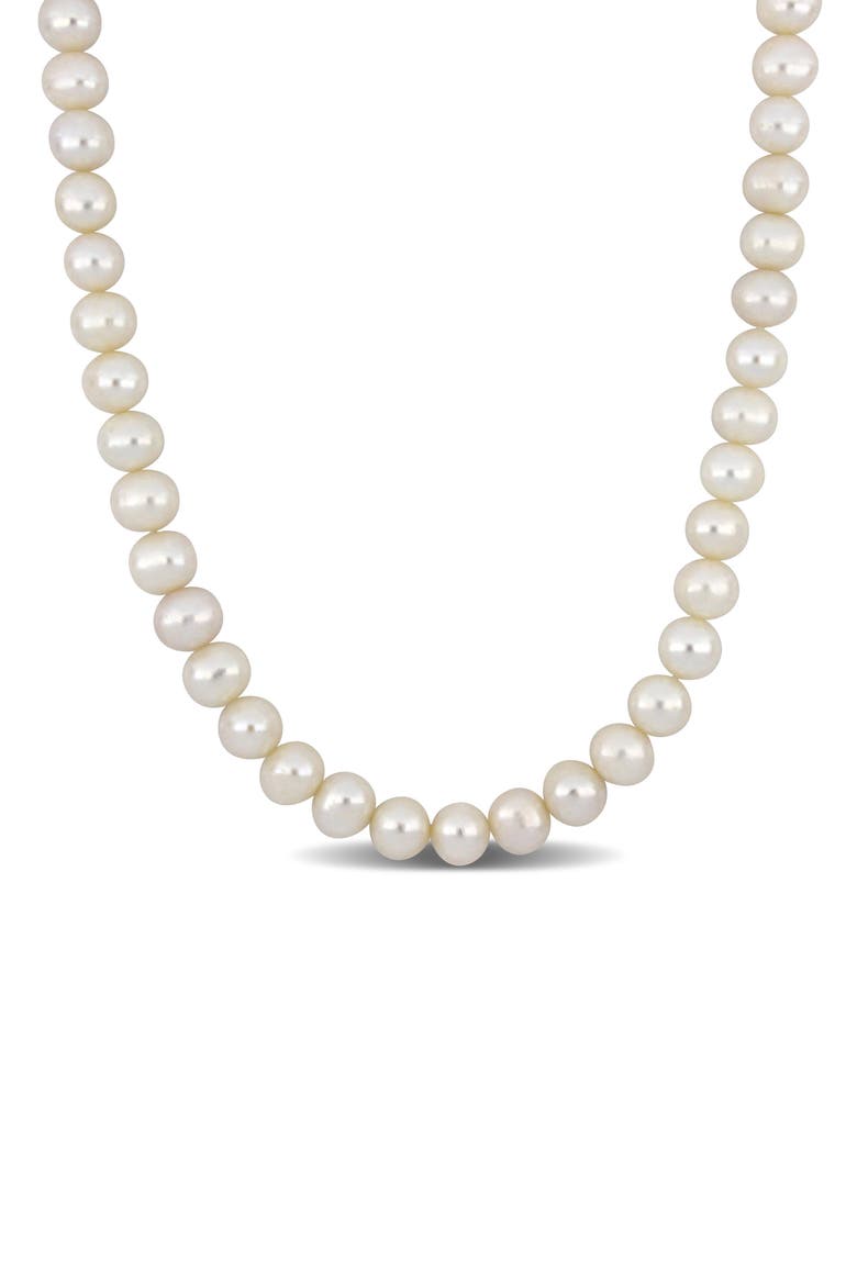 Men's 9–9.5mm Cultured Freshwater Pearl Necklace, Main, color, PEARL