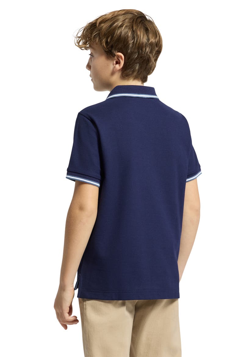 Kids' Foxton Piqué Polo, Alternate, color, EVENING BLUE