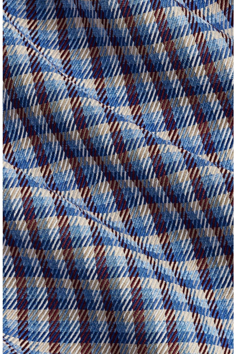 Mélange Check Sport Shirt, Alternate, color, BLUE/ MERLOT