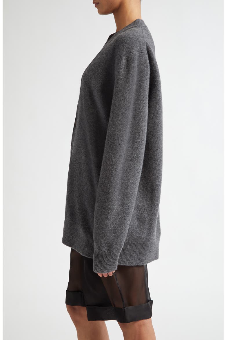 Wool Cardigan, Alternate, color, CHARCOAL