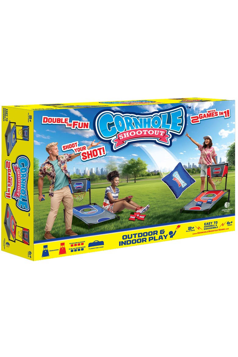 Cornhole Shootout 2In1 Games, Ages 6+, Alternate, color, Multicolored