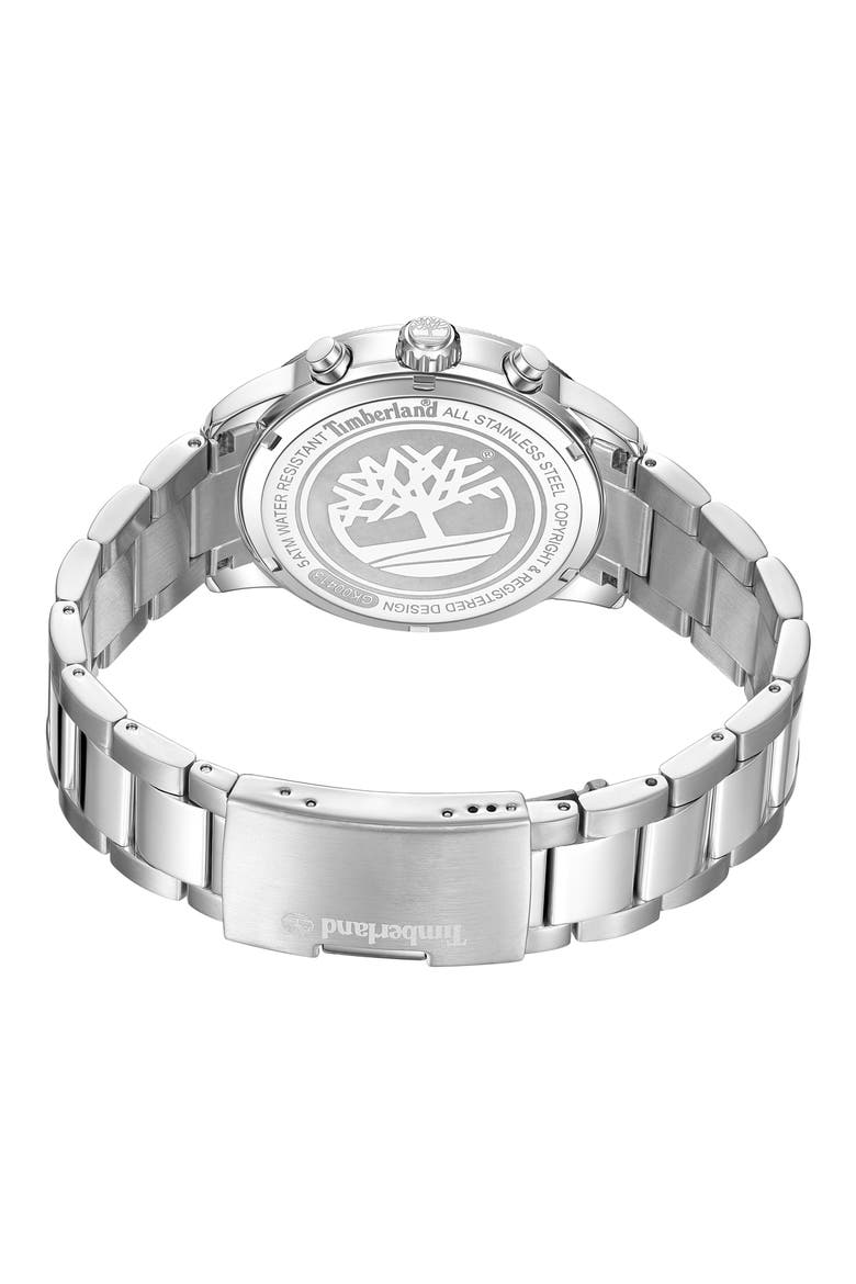 Parkman Multifunction Chronograph Bracelet Watch, 44mm, Alternate, color, SILVER