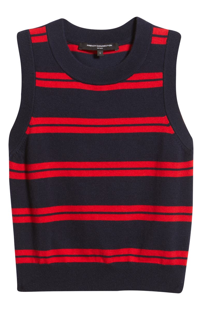 French Connection Padma Stripe Sweater Tank, Alternate, color,