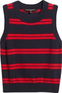 French Connection Padma Stripe Sweater Tank