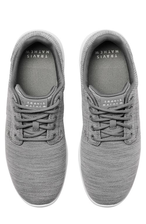 Travismathew The Daily Ii Knit Sneaker In Gray