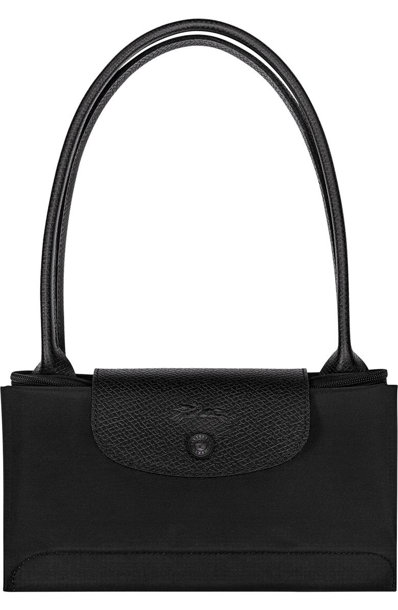 Longchamp Medium Le Pliage One Nylon Shoulder Tote, Alternate, color, Black