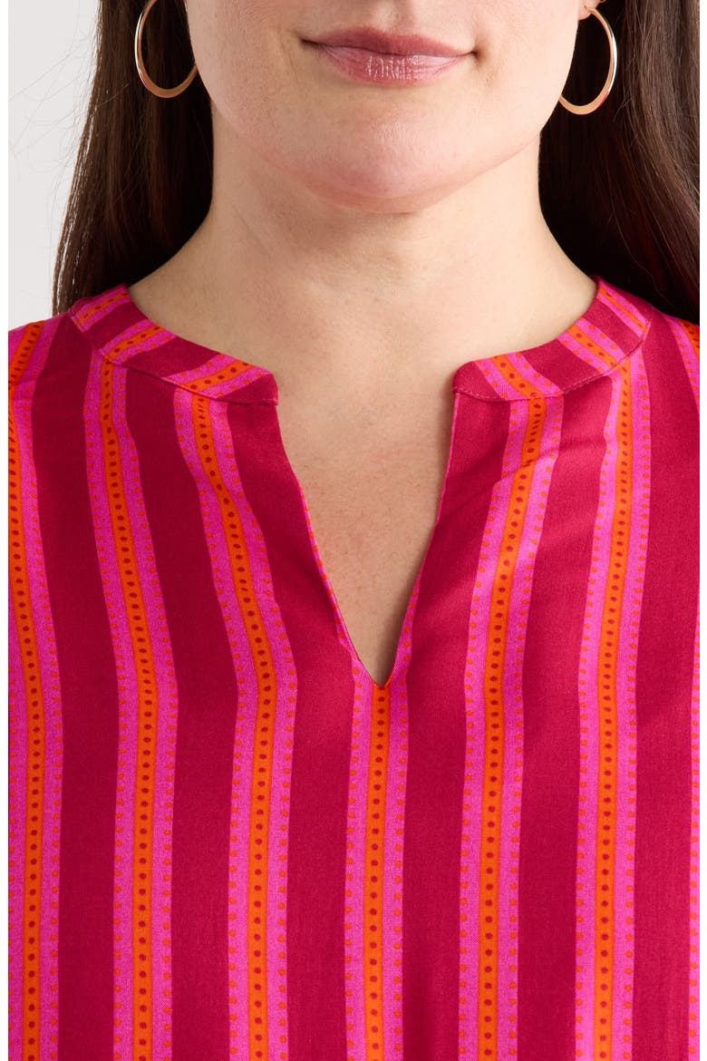 Clarisa Stripe Top, Alternate, color, FUCHSIA-ORANGE