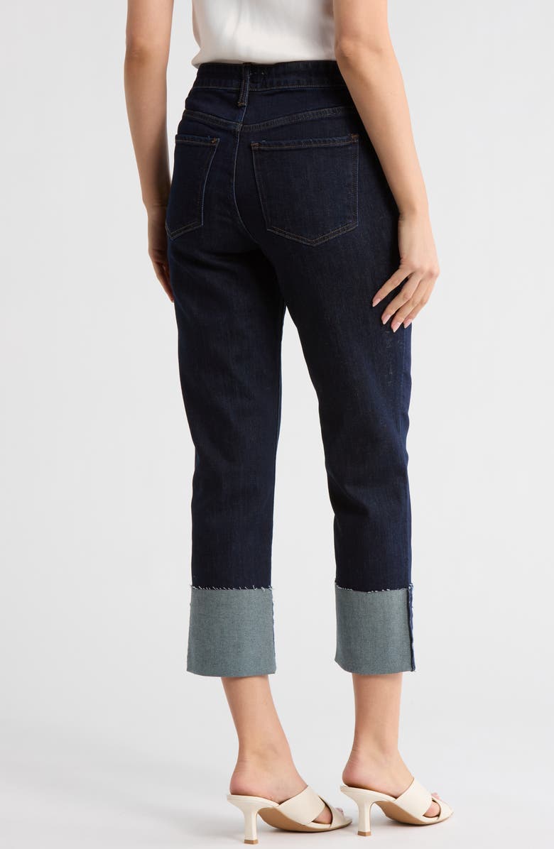 KUT from the Kloth Reese High Waist Crop Slim Straight Leg Jeans, Alternate, color, Instrumental