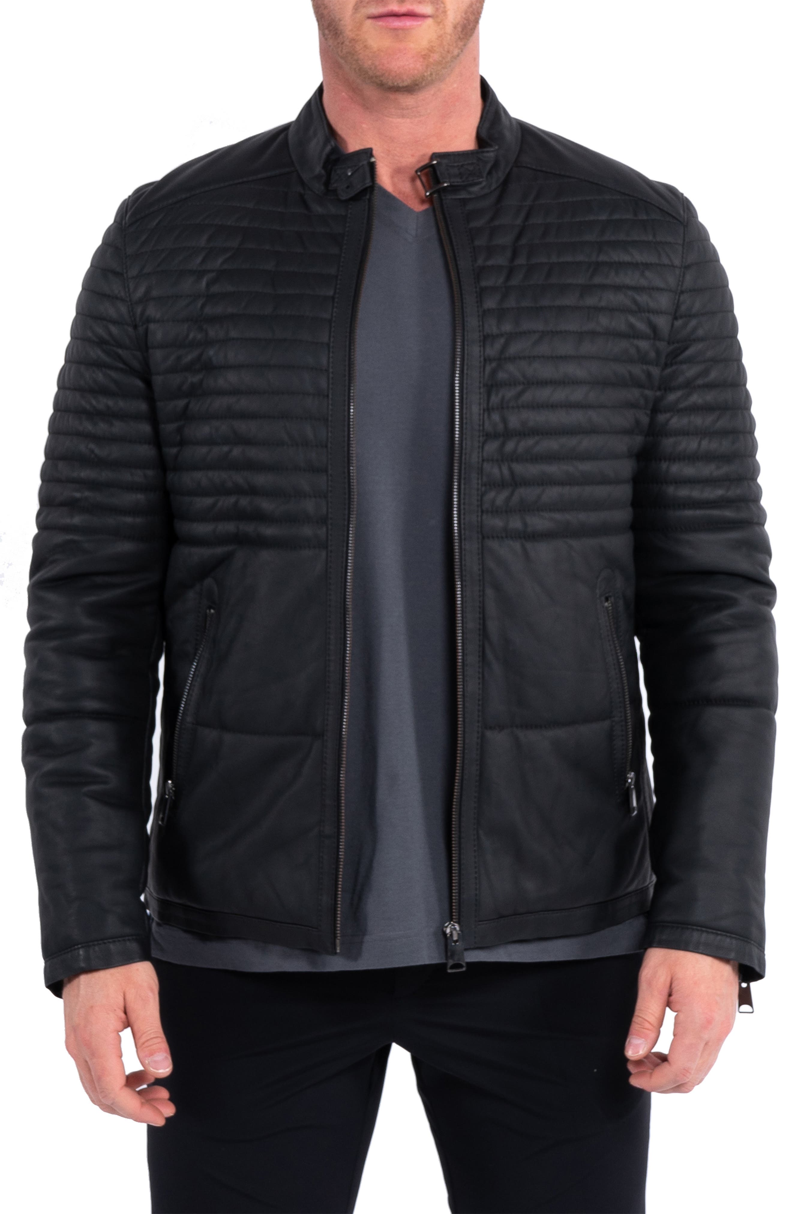 Quilted Leather Jacket