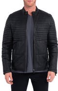 Maceoo Quilted Leather Jacket