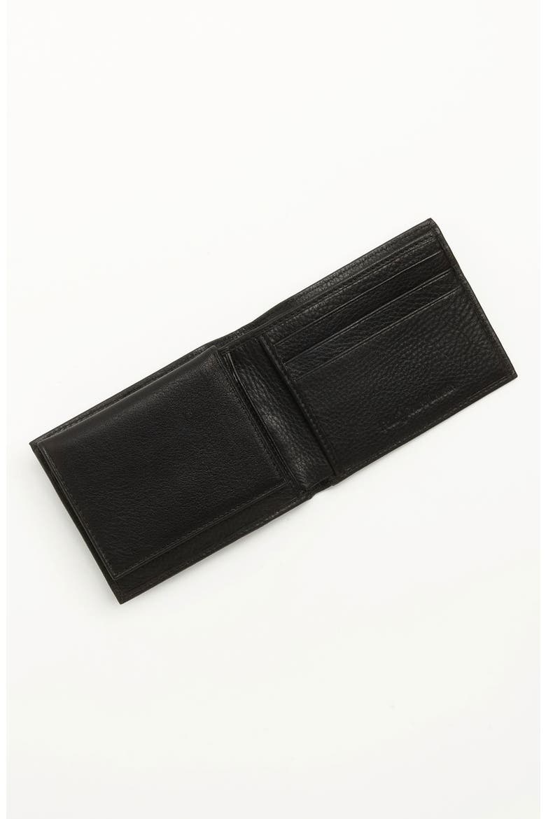 Leather Passcase Wallet, Alternate, color, BLACK
