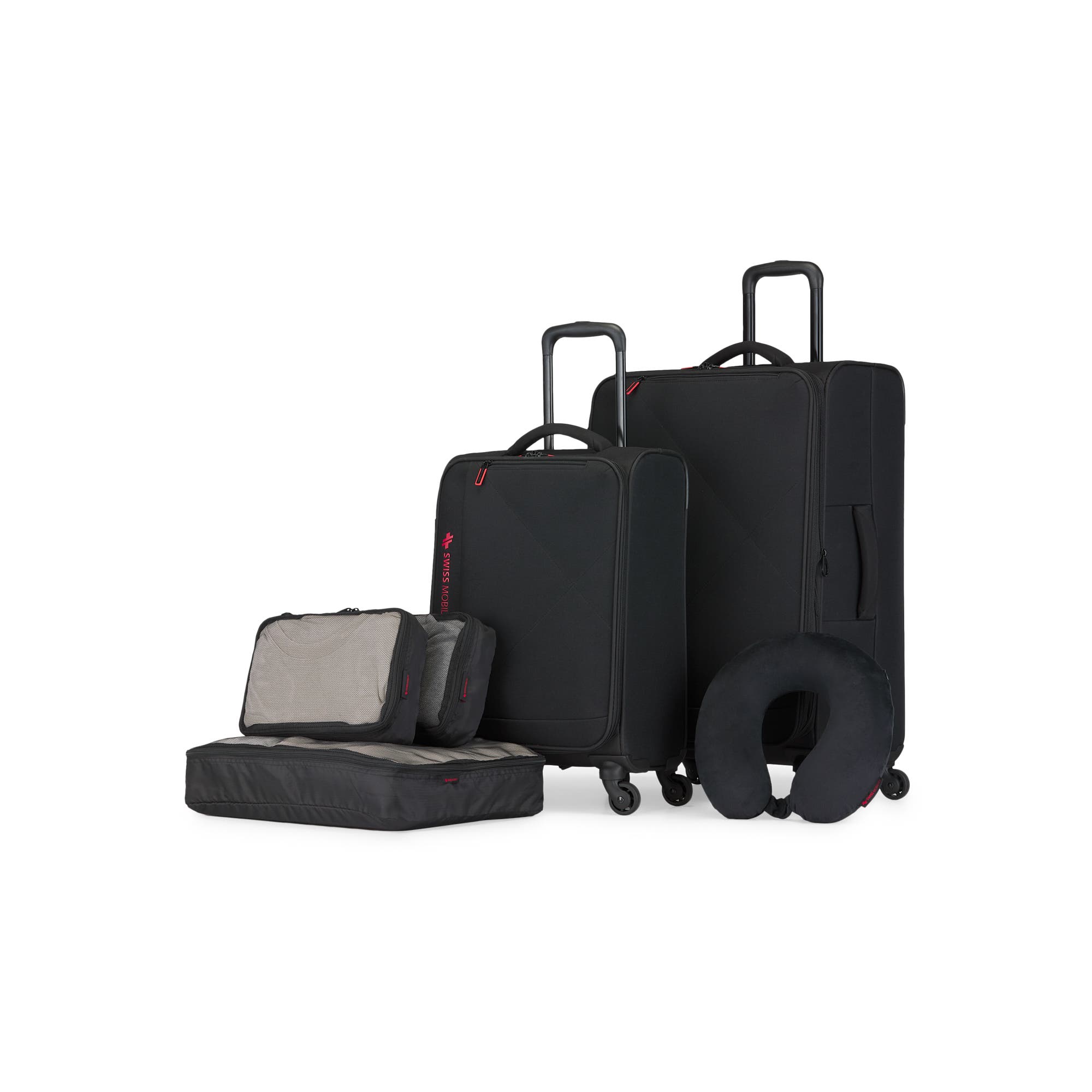 Swiss Mobility YYZ 6 Piece Softside Luggage Set, Main, color, 
