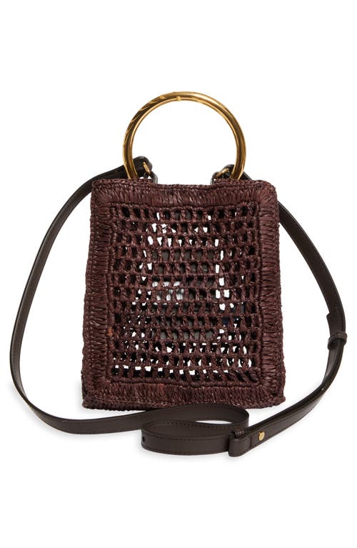 Chloé Mini Summer Banana Raffia Tote
