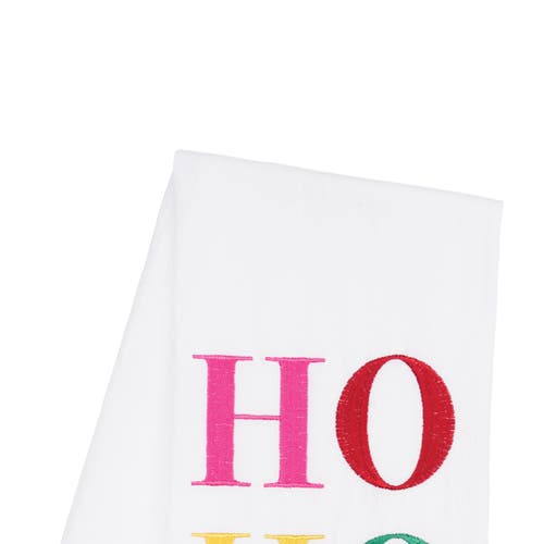 Carol & Frank Boho Hohoho Towel In White