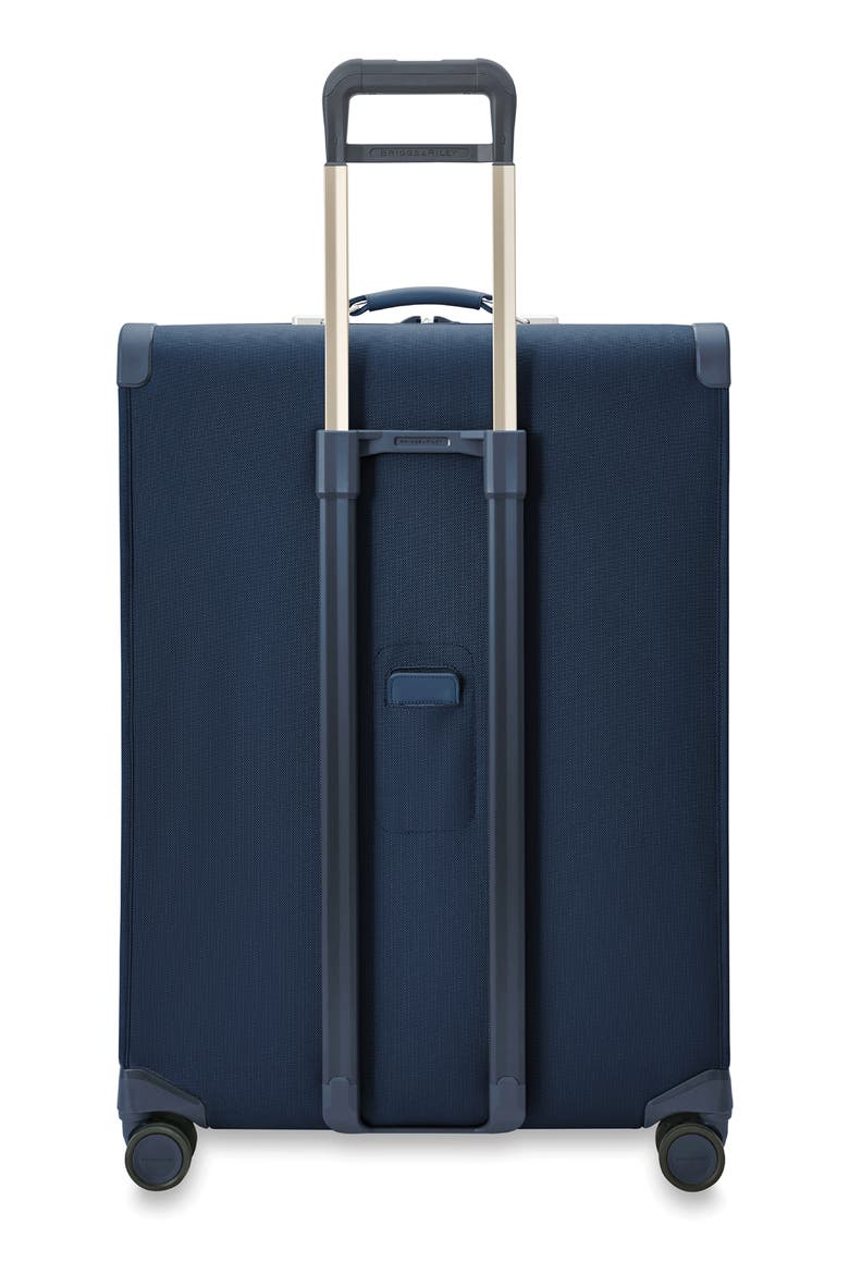 Baseline Extra Large Expandable Spinner Suitcase, Alternate, color, NAVY