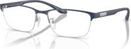Emporio Armani 55mm Rectangle optical glasses