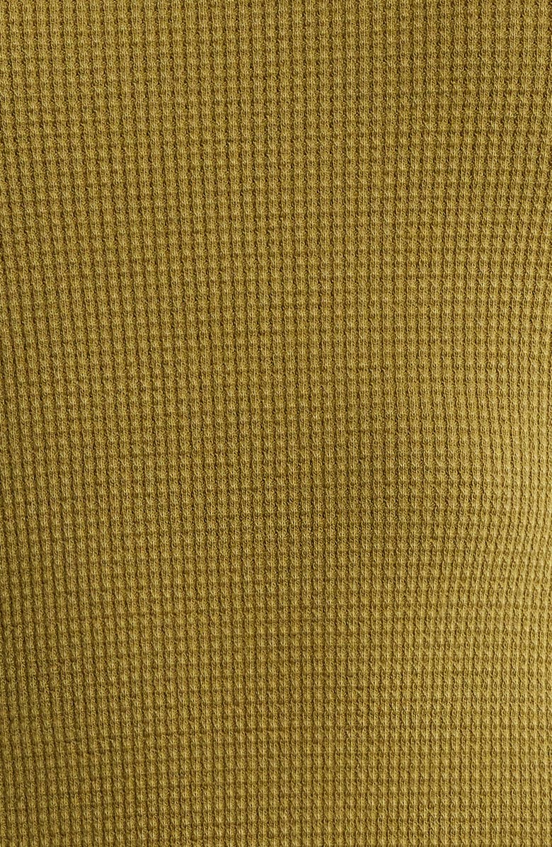 Re/Done Long Sleeve Waffle T-Shirt, Alternate, color, Fatigue