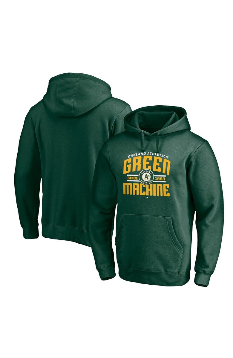 FANATICS Men's Fanatics Branded Green Oakland Athletics Hometown Collection Fitted Pullover Hoodie, Alternate, color,
