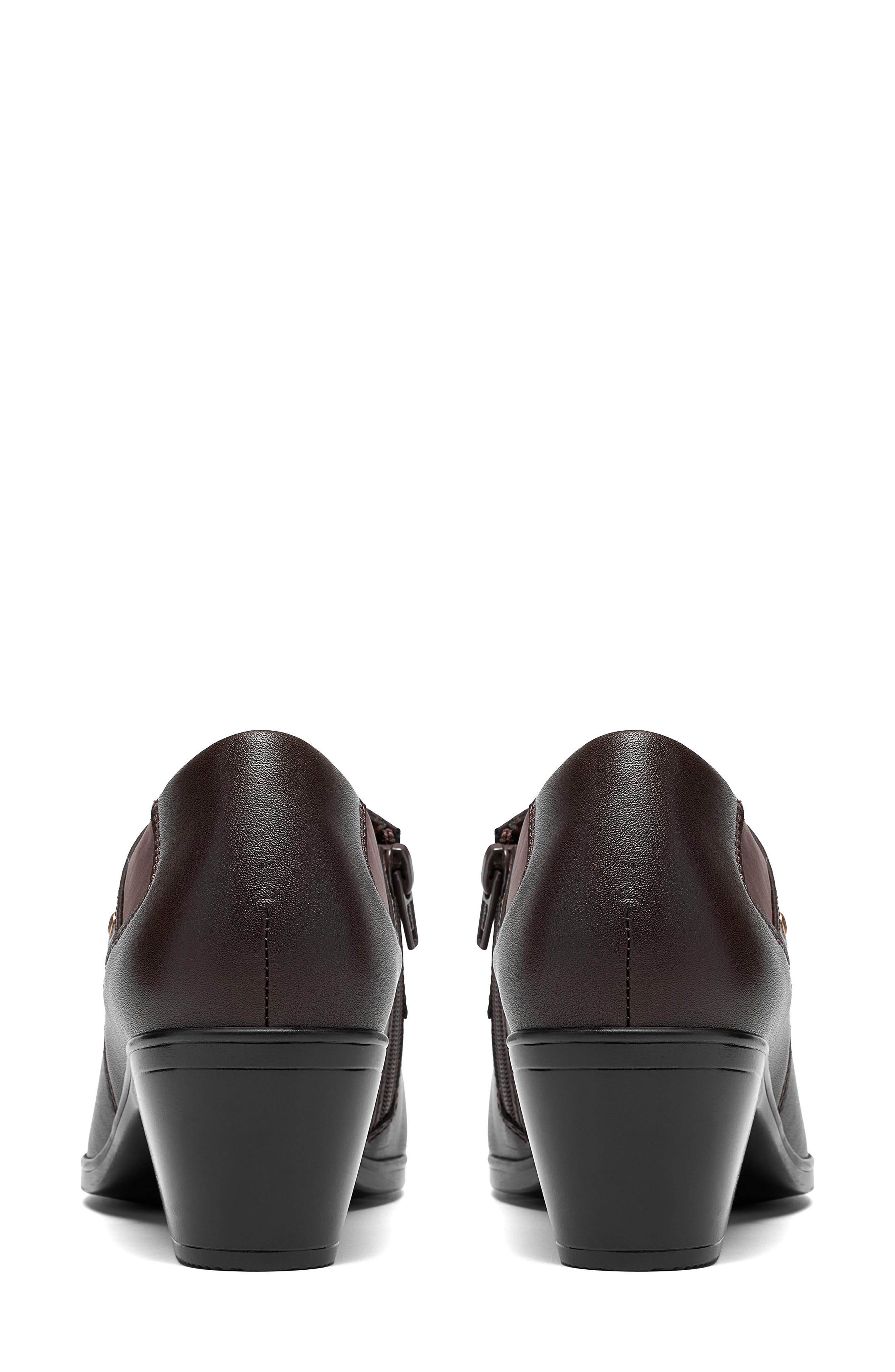 Emily 2 London Bootie, Alternate, color, DARK BROWN LEA