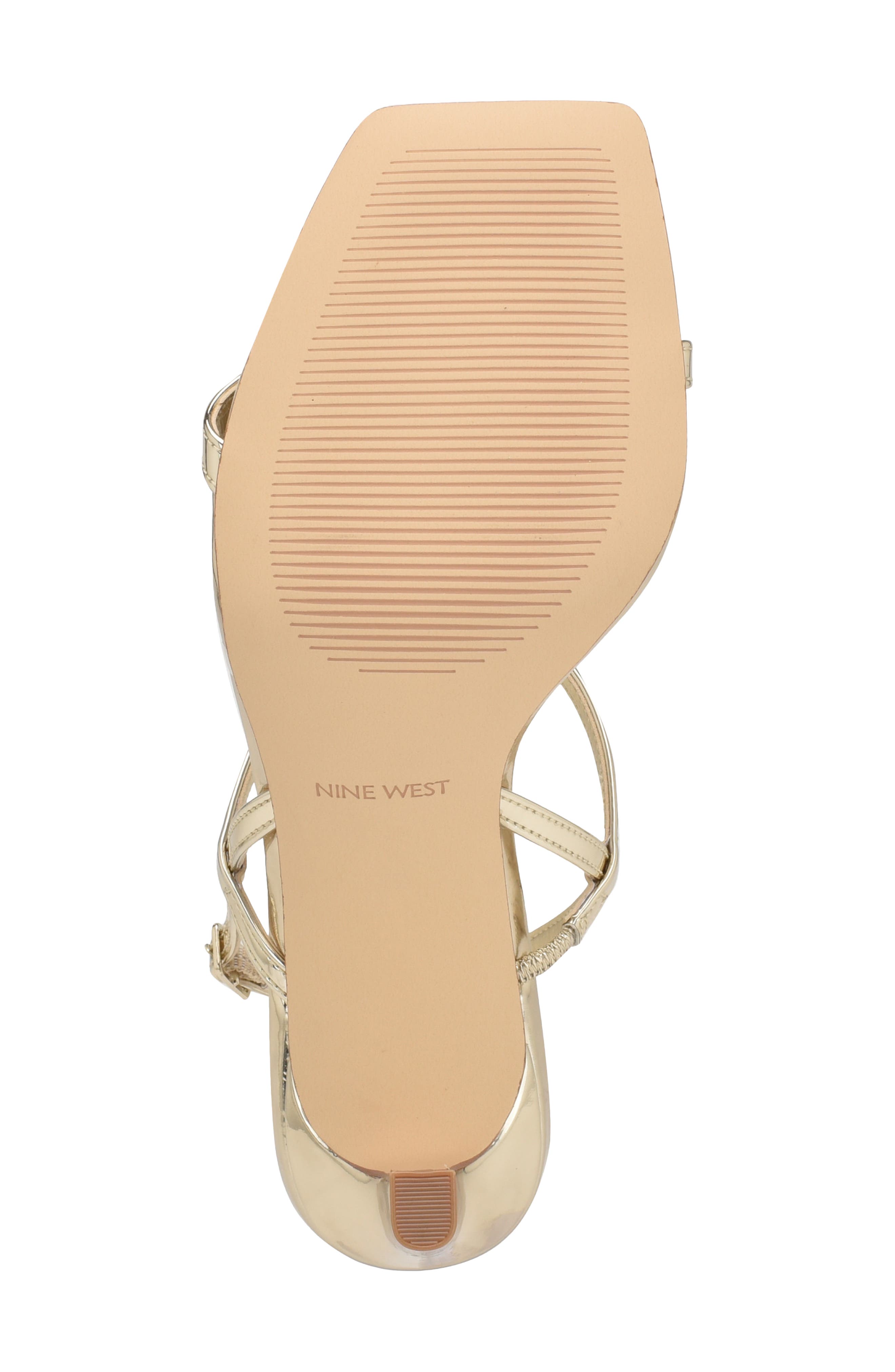 Nine West Olah Slingback Sandal, Alternate, color, Gol01