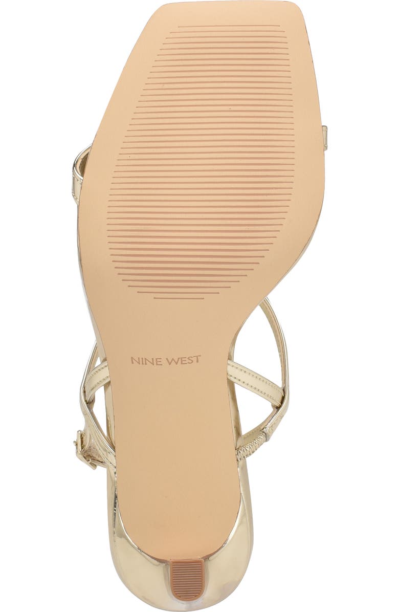Nine West Olah Slingback Sandal, Alternate, color, Gol01