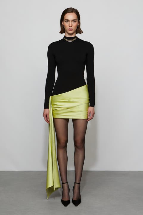 Simone Knit Combo Dress